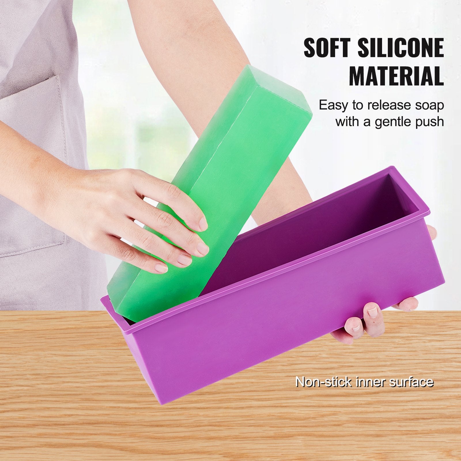 Soap Cutter and Soap Making Kit with Bamboo Box Wire Cutter and Accessories