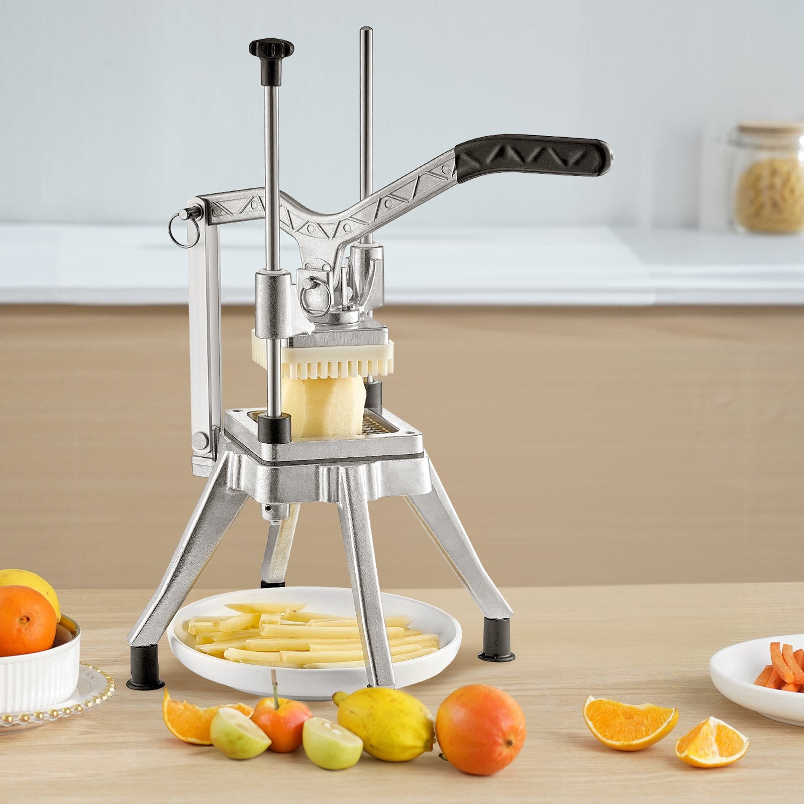 Commercial Vegetable Fruit Chopper 1/2" Blade Stainless Steel Cutter