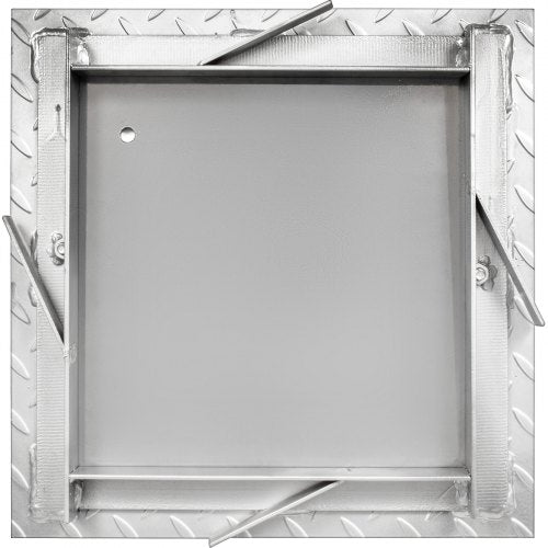 VEVOR Galvanized Steel Recessed Manhole Cover 11.8x11.8" Sealed Drain Lid