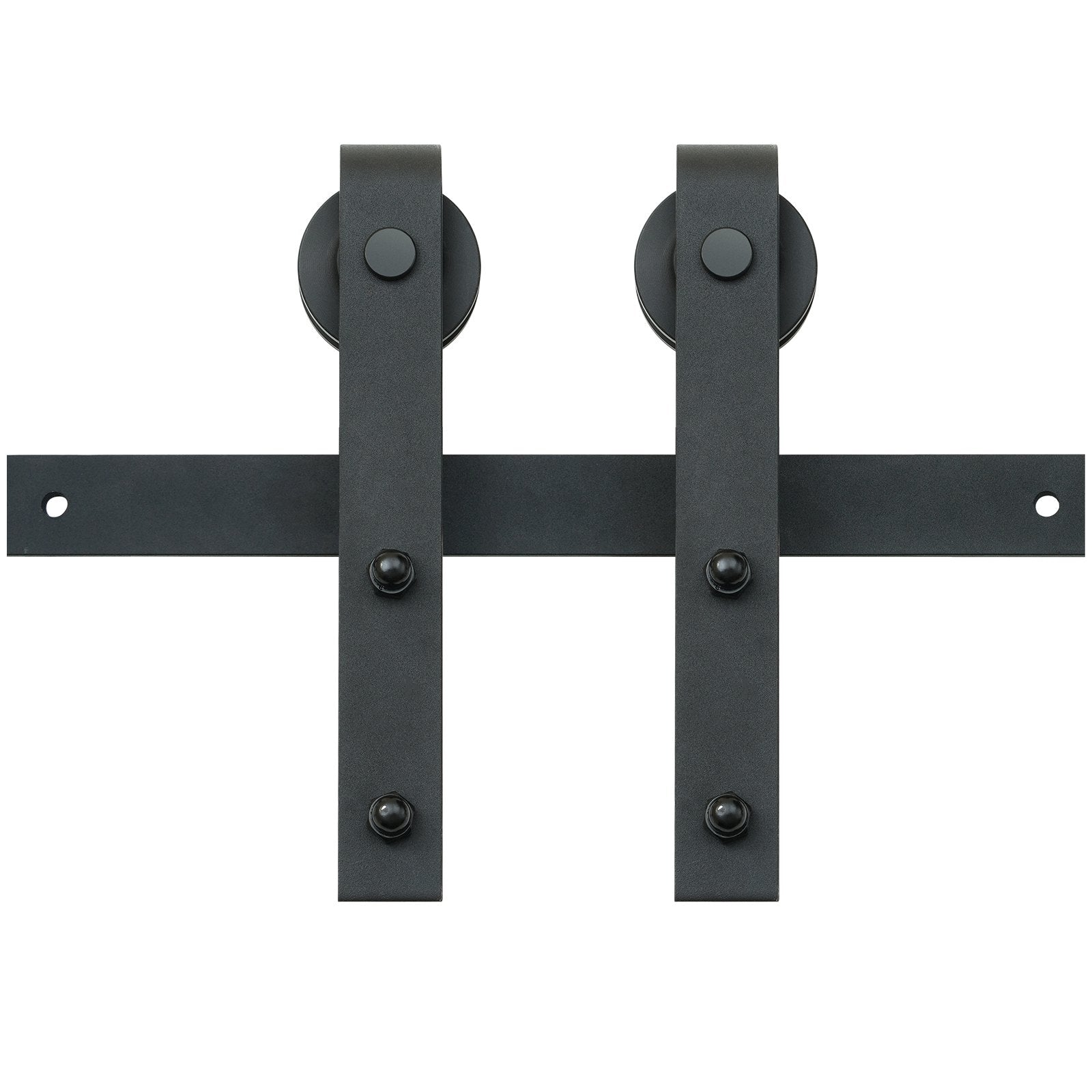 2440 mm Sliding Barn Door Hardware Closet Track Kit for Single Door J Hanger