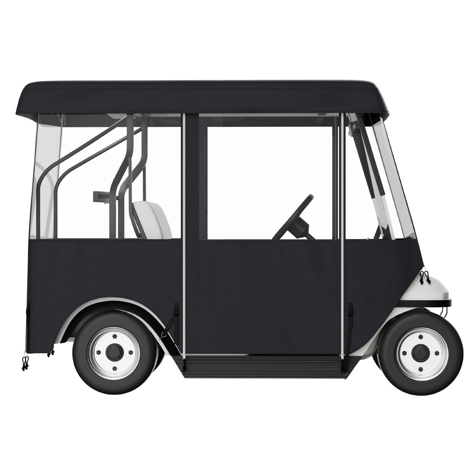 2+2 Passenger Golf Cart Enclosure Universal Sunproof Dustproof Polyester Cover