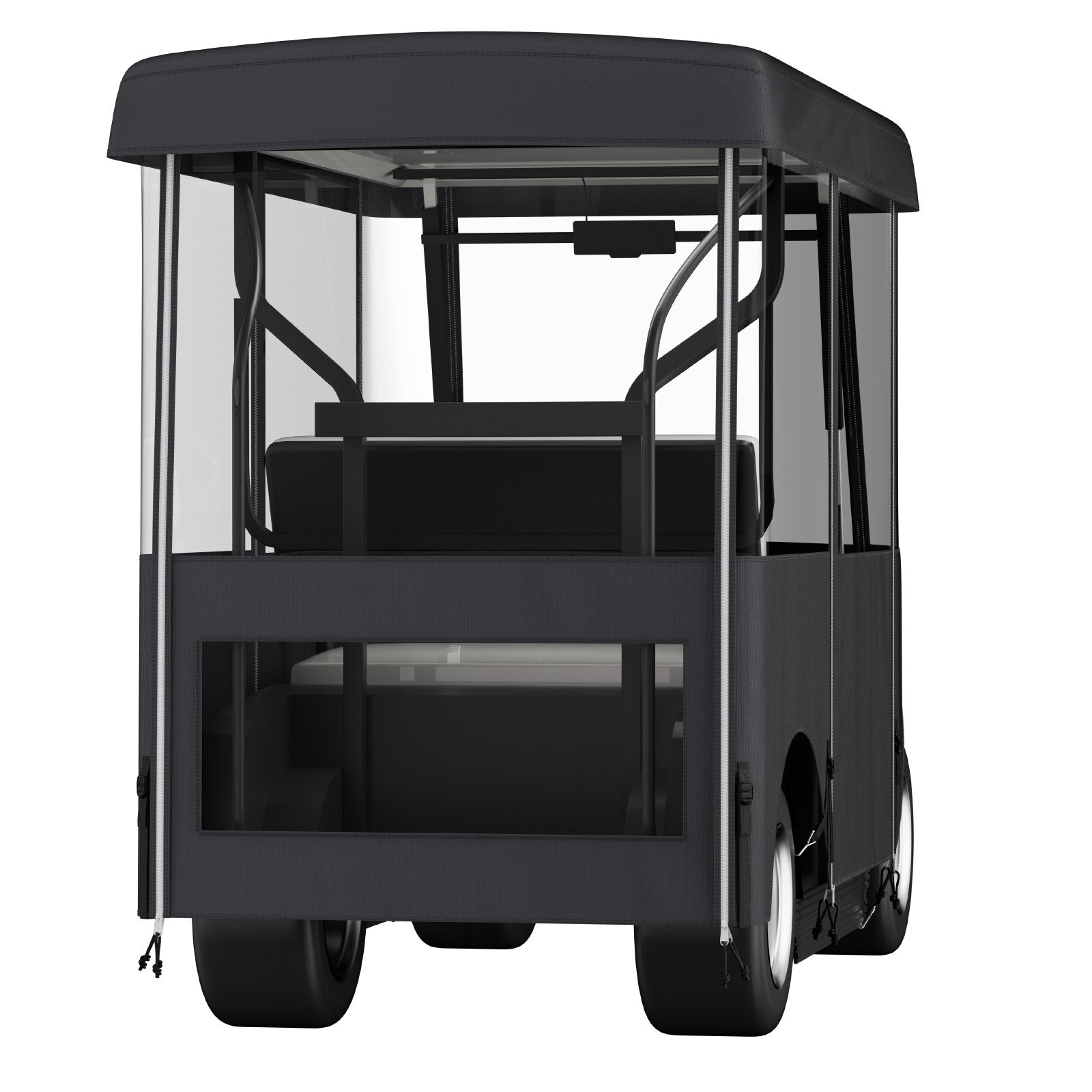 Golf Cart Enclosure 86in 4-Sided Deluxe 300D Waterproof Windows for EZGO Yamaha