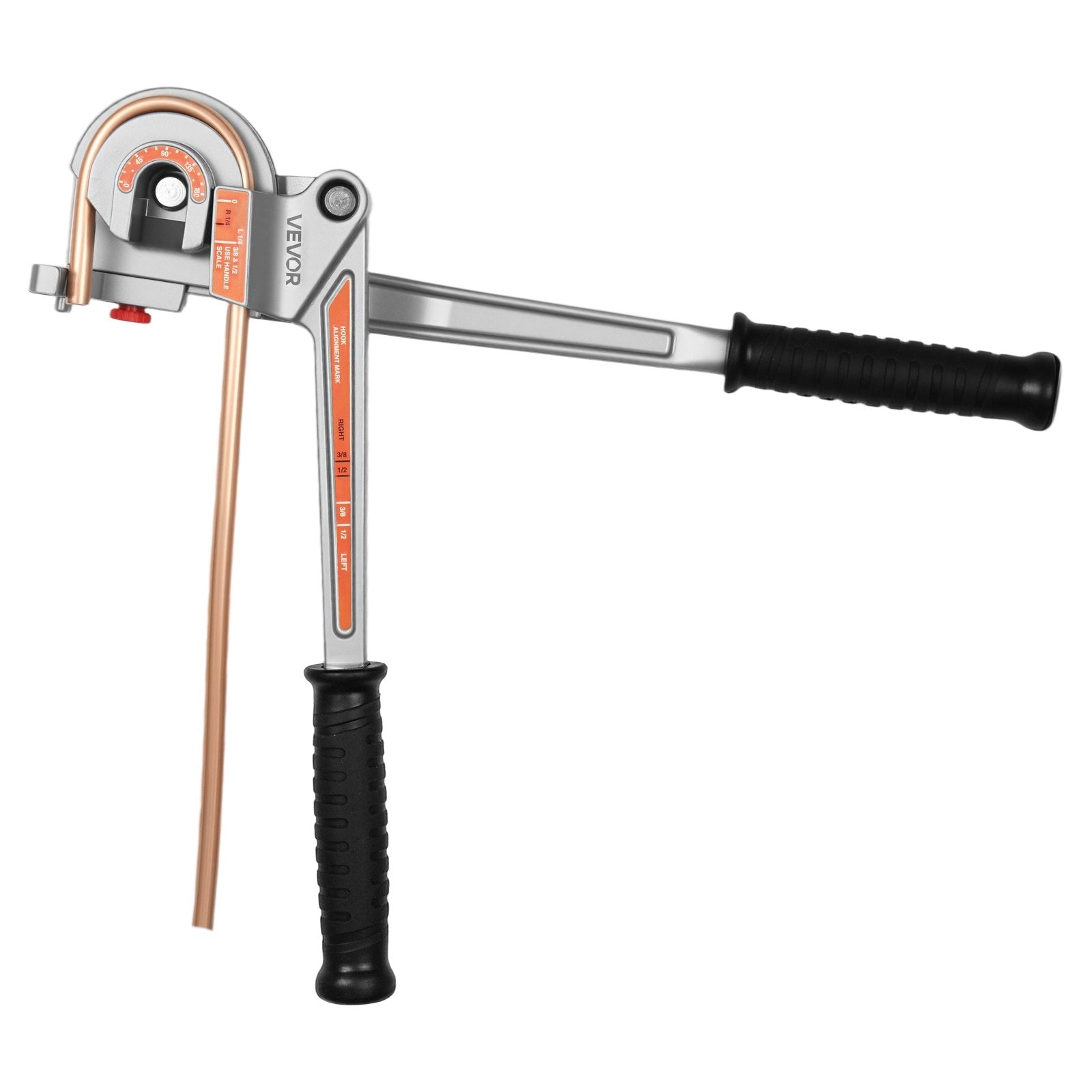 Pipe Tube Bender 3-in-1 1/4"-1/2" Manual 180° Copper Aluminum Bending Tool