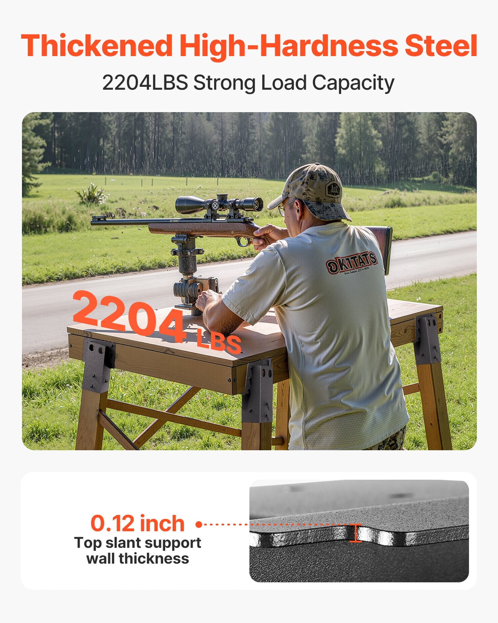 Heavy-Duty 3.5x3.5in Steel Deer Blind Platform Brackets for Lumber