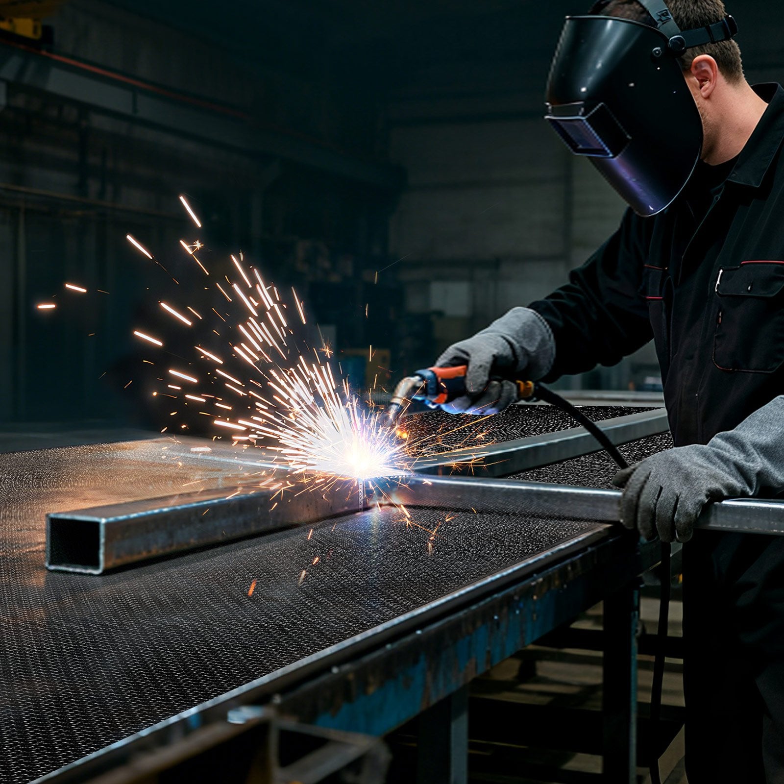 Welding Blanket 1219x1829mm Silicone Fiberglass, Flame Retardant Heat-Resistant
