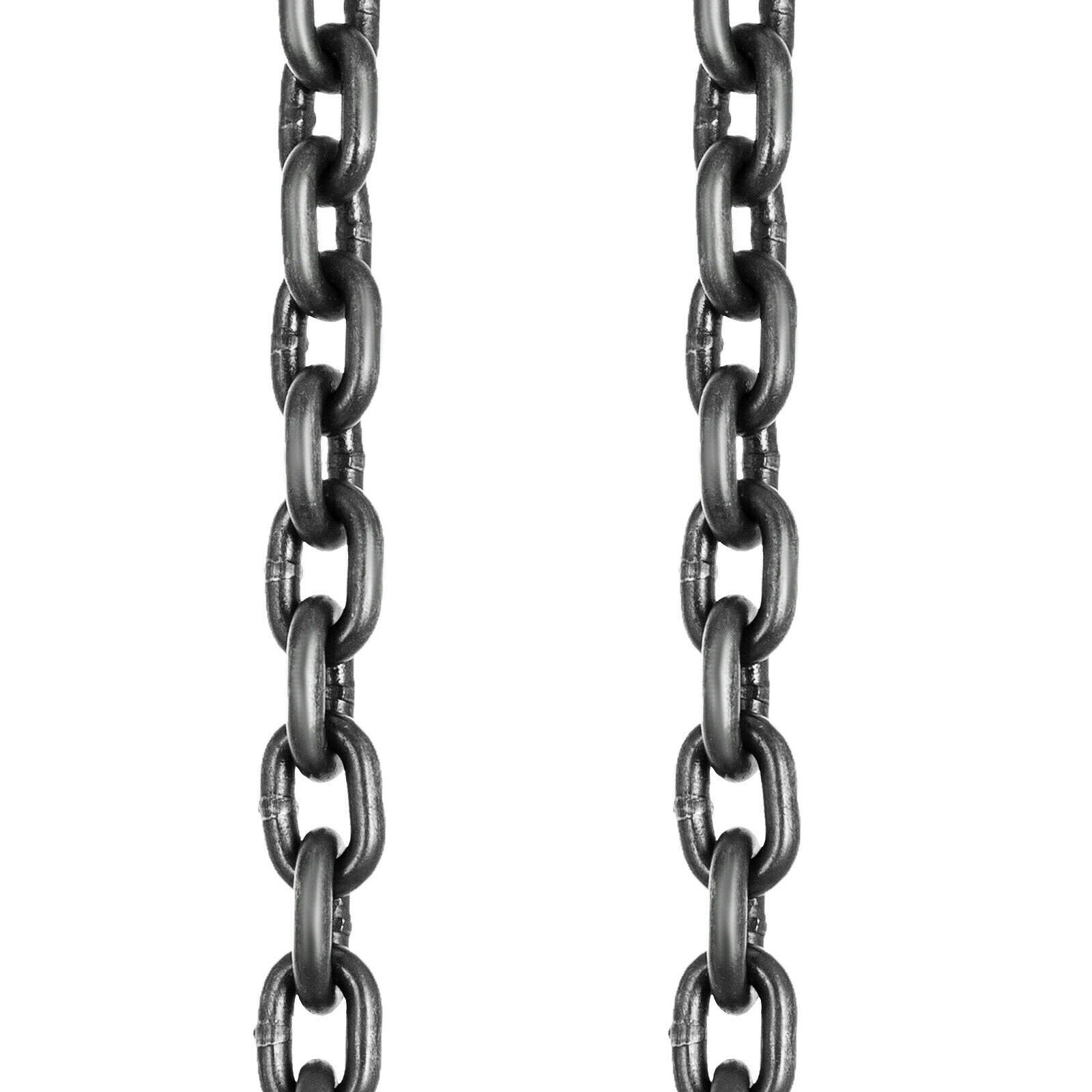 8mm x 200cm Chain Sling G80 4-Leg Lifting Chain with Hooks 5 Ton Capacity