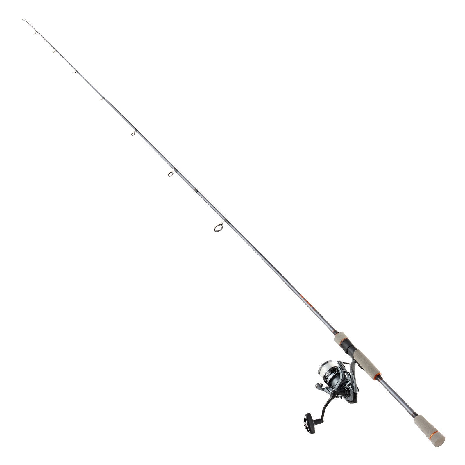IM6 Rod and Fishing Reel Combo 2m Two Piece Spinning Rod with 6+1 Bearings