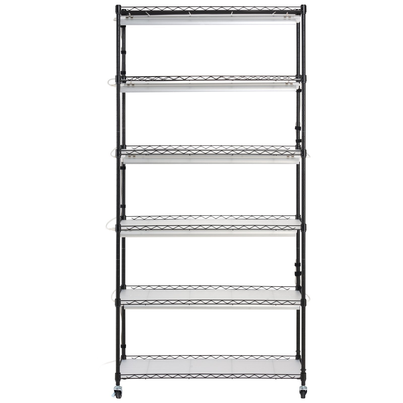 Plant Stand with Grow Light 6 Tiers 150W Metal Shelf 3 Modes Timer 90x35x180cm