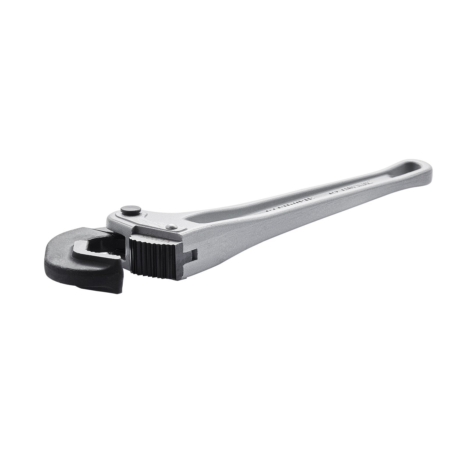 14" Aluminum Pipe Wrench Straight Adjustable Plumbing Wrench with Automatic Jaw