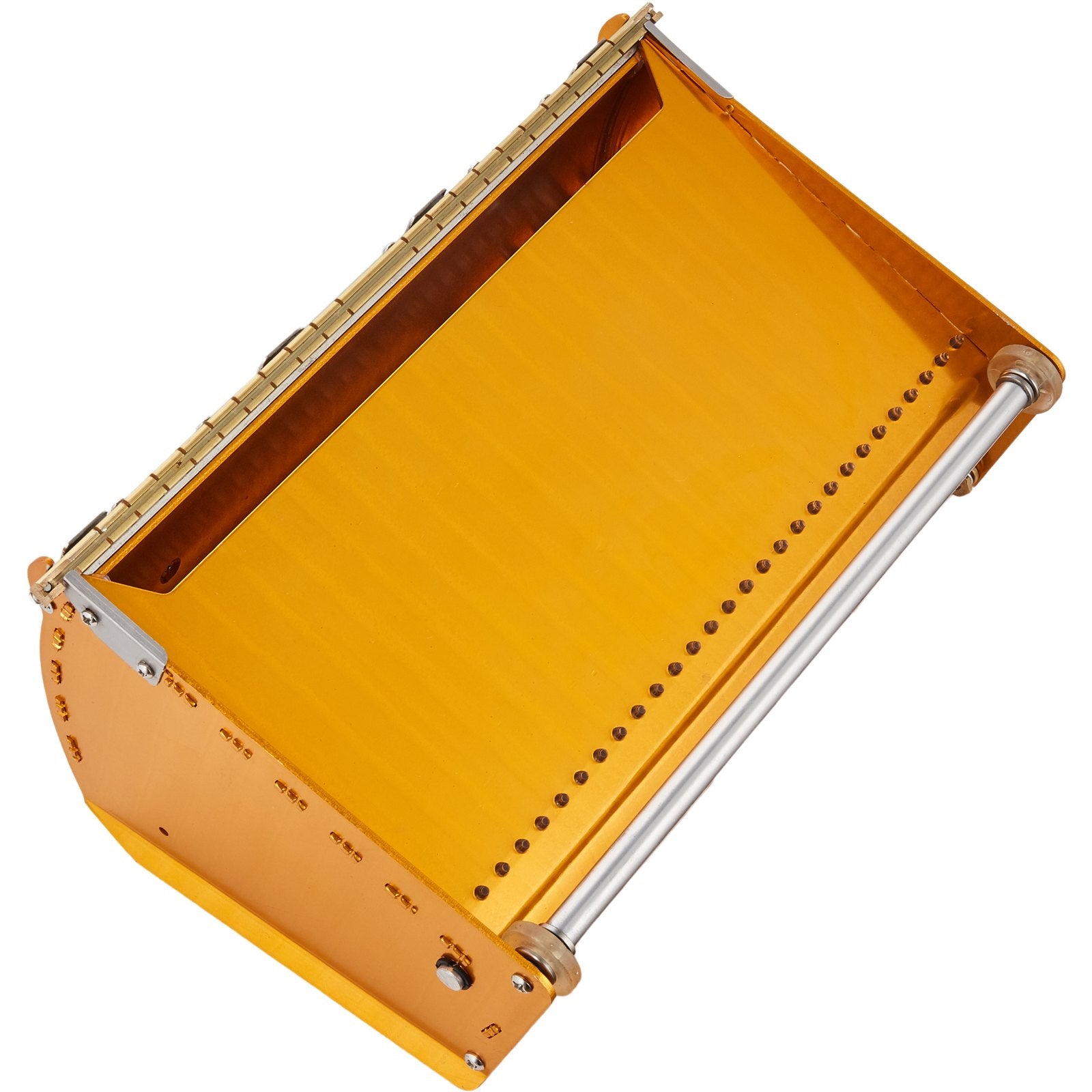 10-Inch Drywall Flat Box Aluminum Finishing Mud Box with Bonus Blades