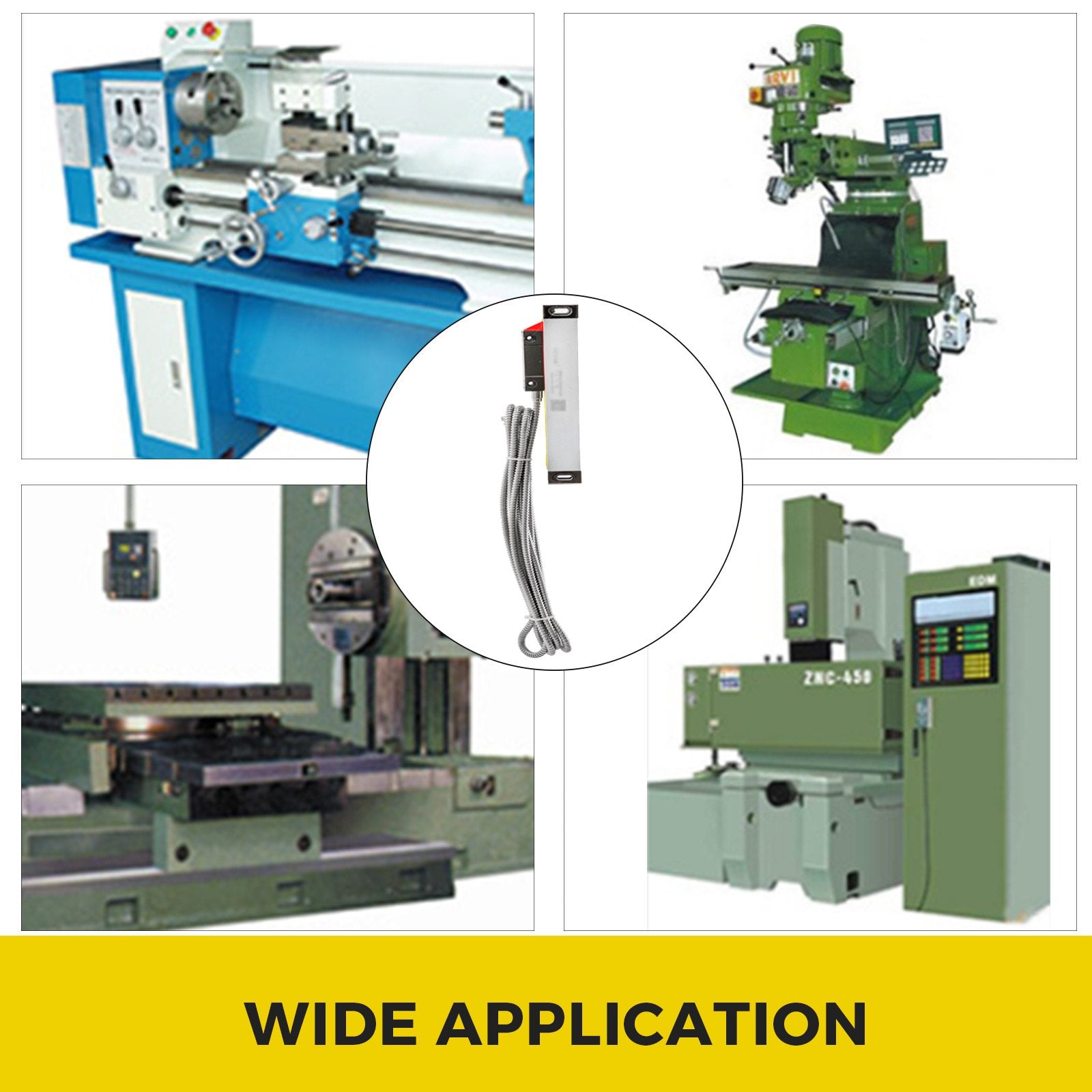 Linear Glass Scale 150mm High Accuracy 0.0002in Precision Lathe Encoder
