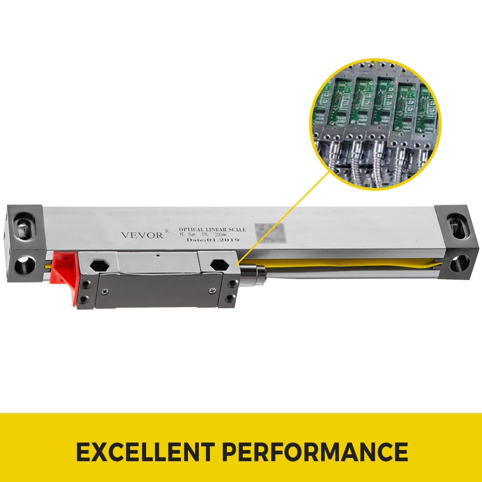 Digital Linear Scale 200MM Travel Length DRO for Milling Machine Axis Readout