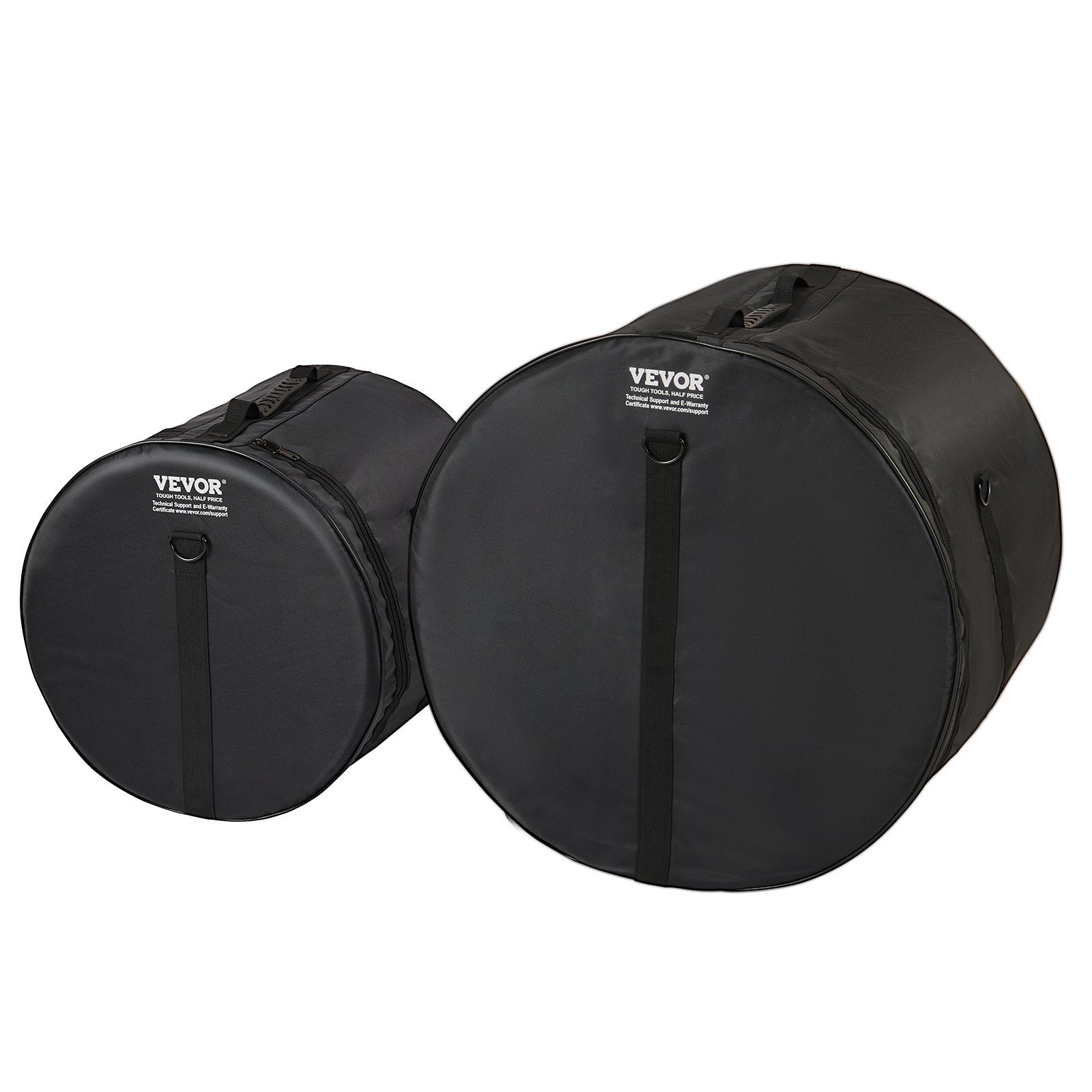 Drum Bag Set 5-Piece 1680D Oxford Fabric Padded Detachable Shoulder Strap