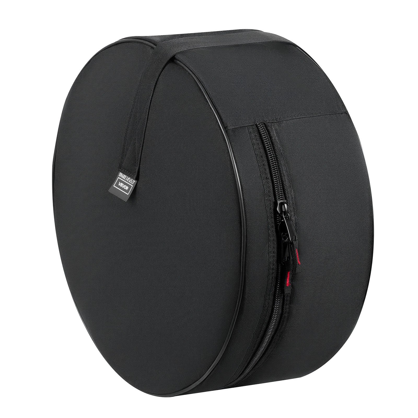 5-Piece Drum Case Set 600D Padded Bags for Bass Tom Snare with Portable Handle