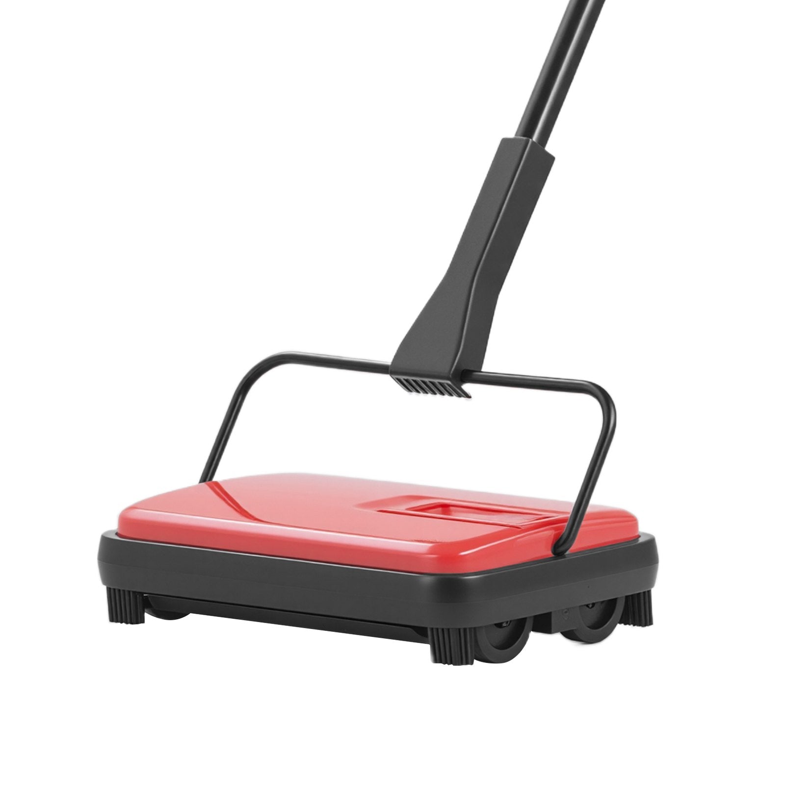 Manual Carpet Sweeper, 300 ml Dustbin, 17 cm Cleaning Width, Red, Pet Hair