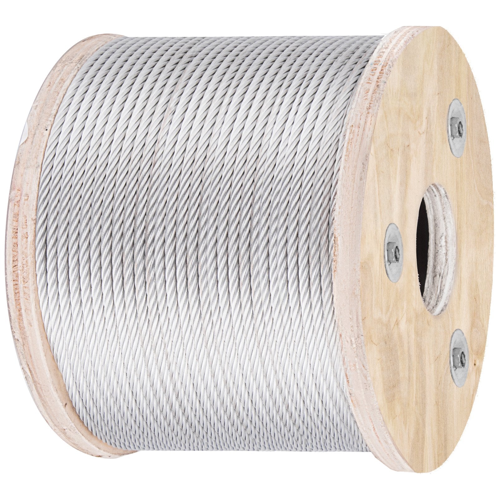 304 Stainless Steel Cable 4.76mm 7x19 Wire Rope 7620cm for Railing Decking DIY