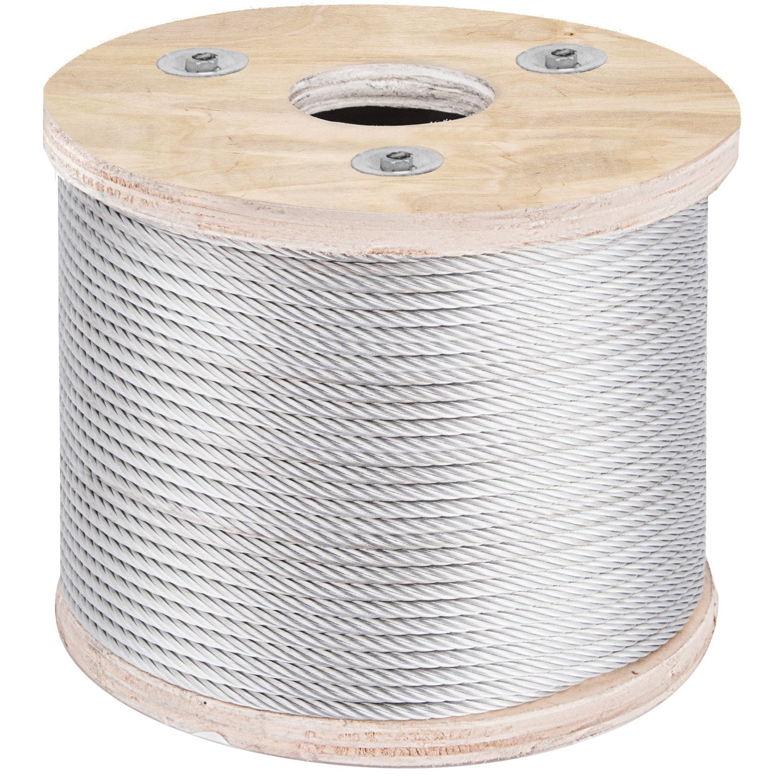 304 Stainless Steel Cable 4.76mm 7x19 Wire Rope 7620cm for Railing Decking DIY