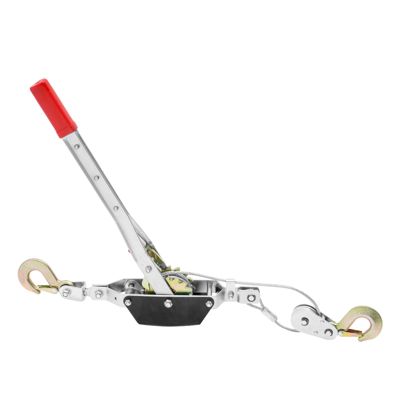 Come Along Winch 2 Ton 12ft Steel Cable with Dual Gear Ratchet Puller