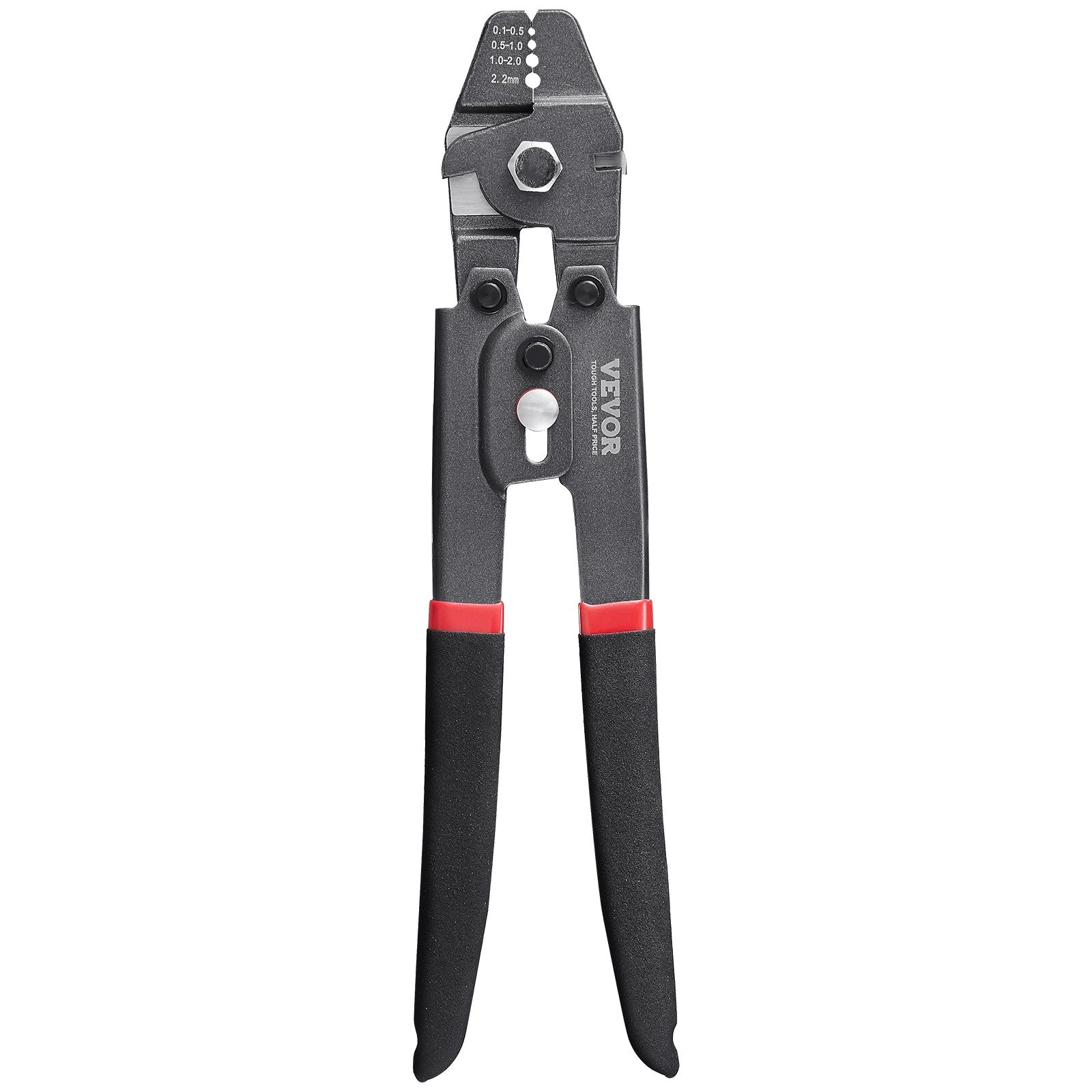 Crimping Tool Up To 2.2mm Wire Rope with Cutter 160pcs Aluminum Buckles Teflon