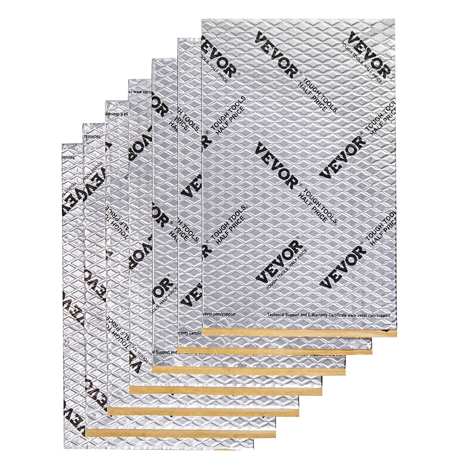 Car Sound Deadening Mat 50mil 4.8sqm Butyl Noise Insulation Vibration Dampen