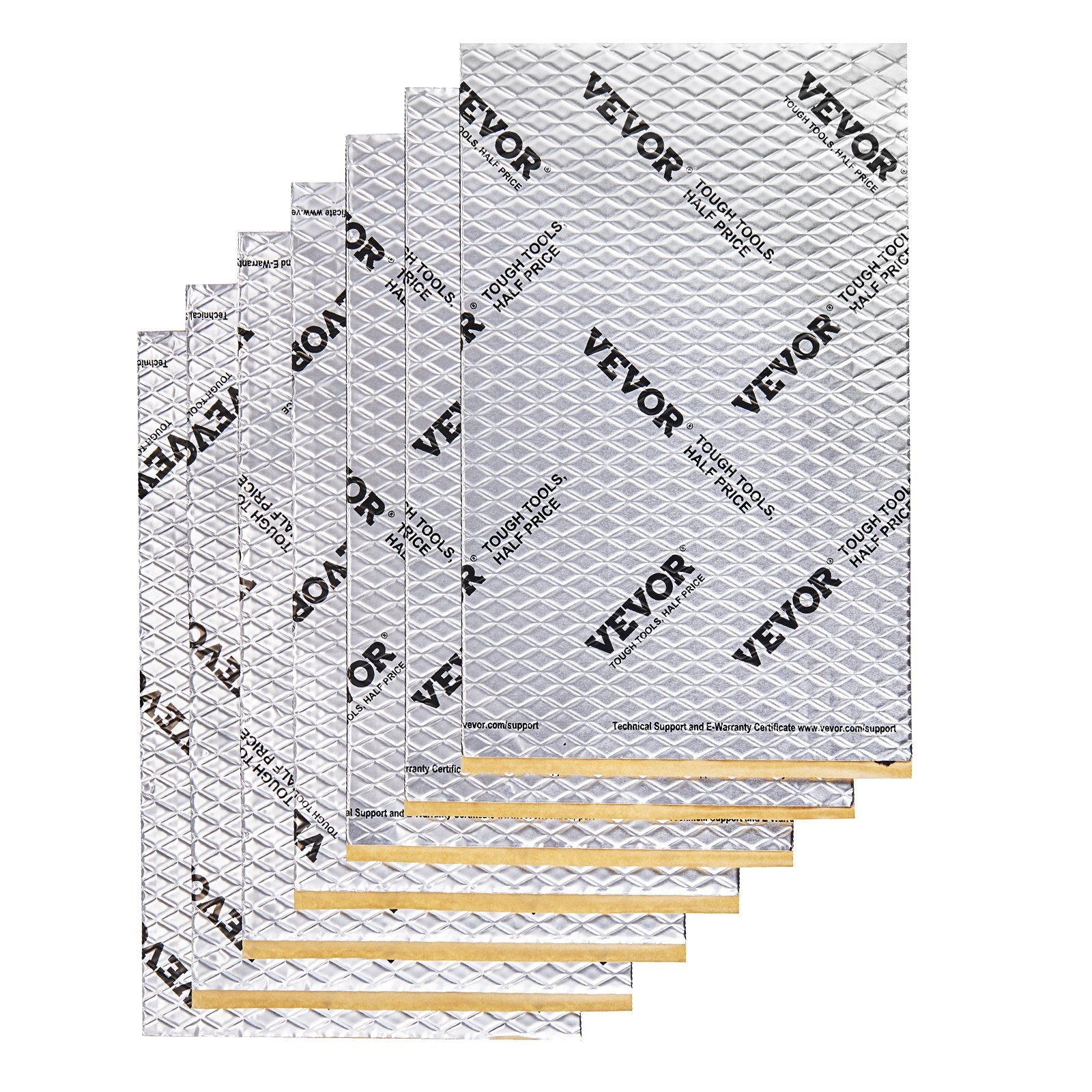 Car Sound Deadening Mat 50mil 4.8sqm Butyl Noise Insulation Vibration Dampen