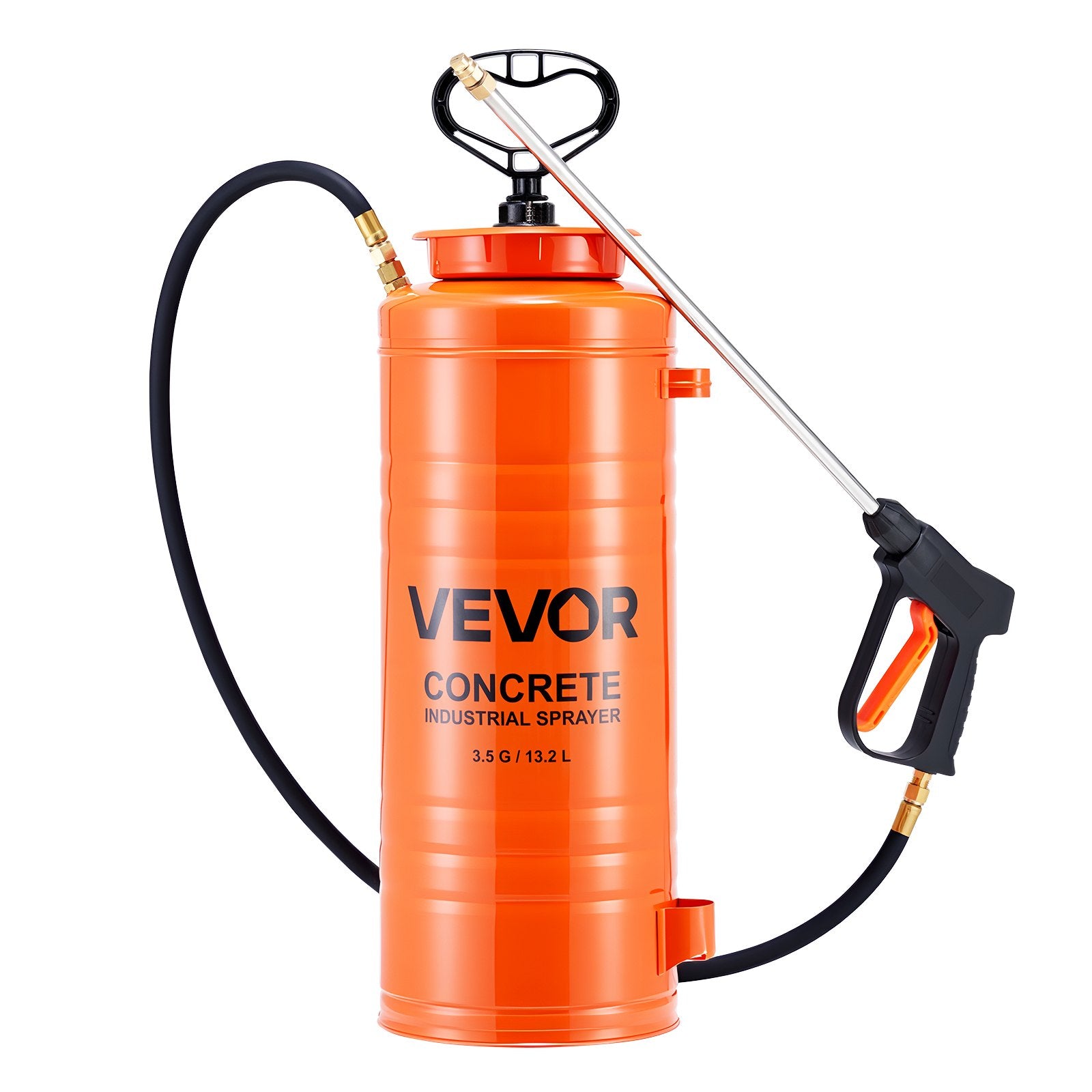 Industrial Concrete Sprayer 14L Stainless Steel with 52cm Wand, Hoses & Nozzles