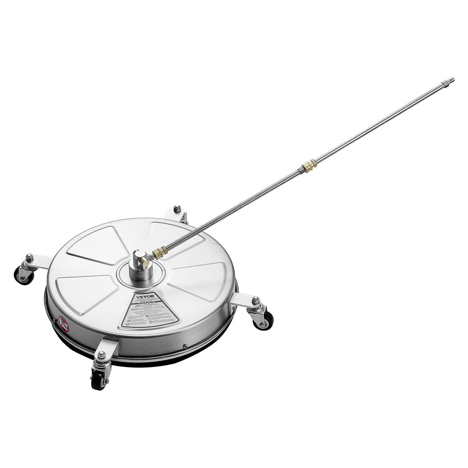 18in Pressure Washer Surface Cleaner Stainless Steel 4 Wheels 4000 PSI
