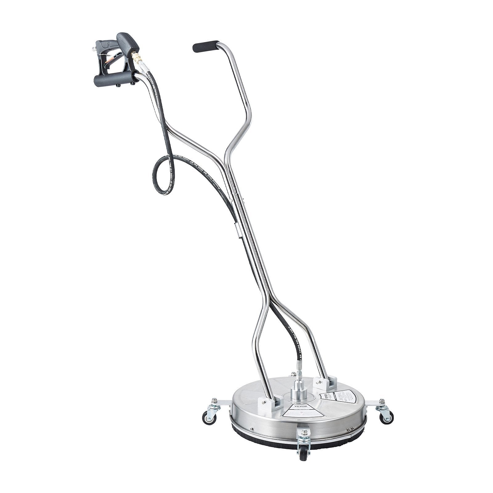 18in Pressure Washer Surface Cleaner, Stainless Steel, 4 Wheels, 4000 PSI