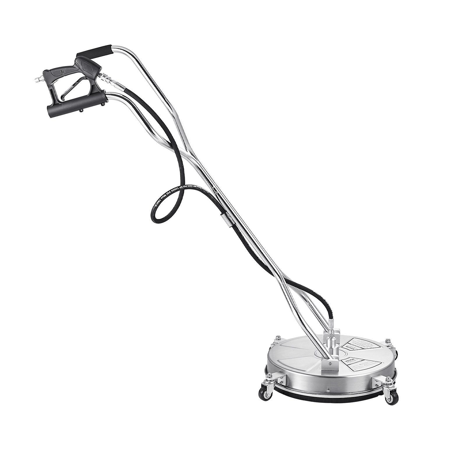 18in Pressure Washer Surface Cleaner, Stainless Steel, 4 Wheels, 4000 PSI