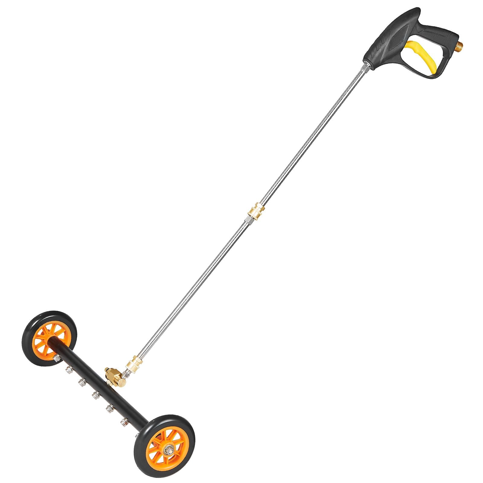 Pressure Washer Undercarriage Cleaner 24 Inch Stainless Steel Surface 4000PSI