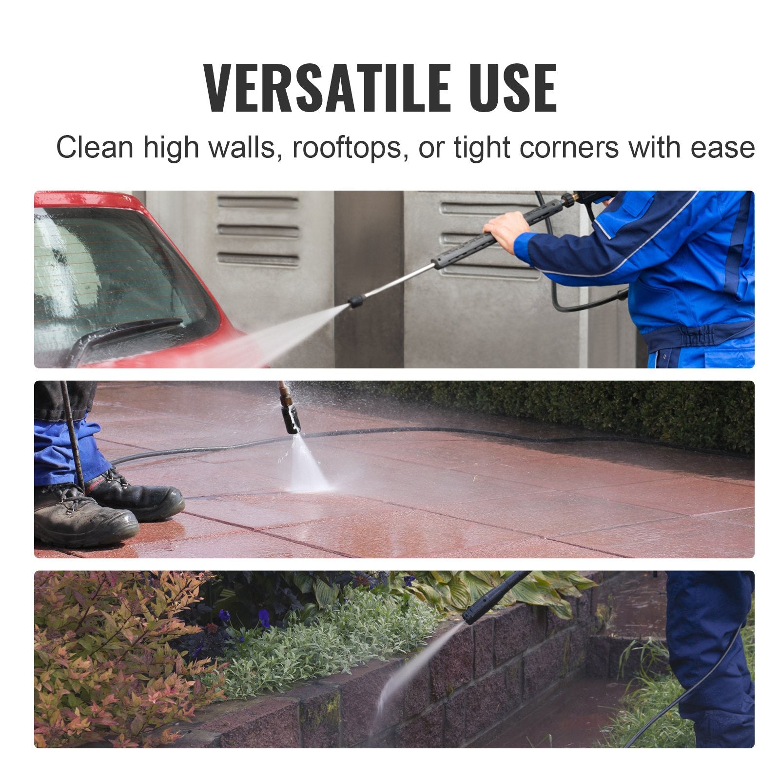 High Pressure Power Washer Hose 50FT 3600 PSI 1/4" Quick Connection
