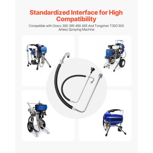 Suction Hose Tube and Reflux Line Set for Paint Sprayers