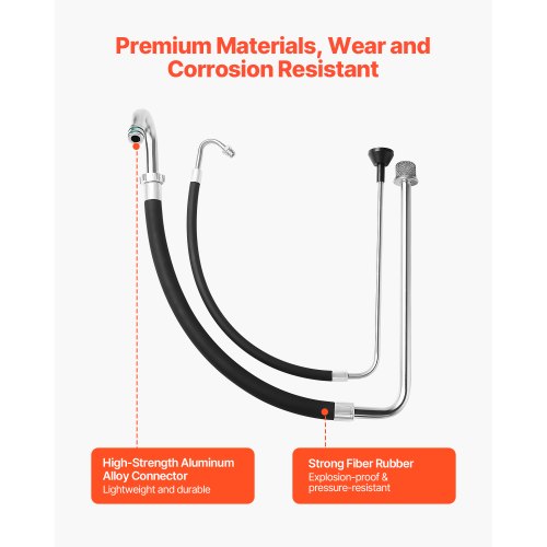 Suction Hose Tube and Reflux Line Set for Paint Sprayers