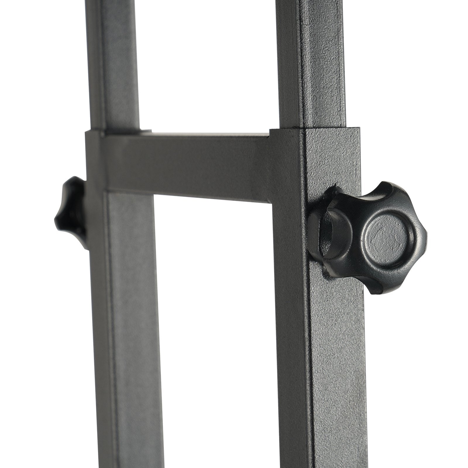 Double-Sided Poster Stand Adjustable to 75" Heavy Duty Floor Pedestal Black
