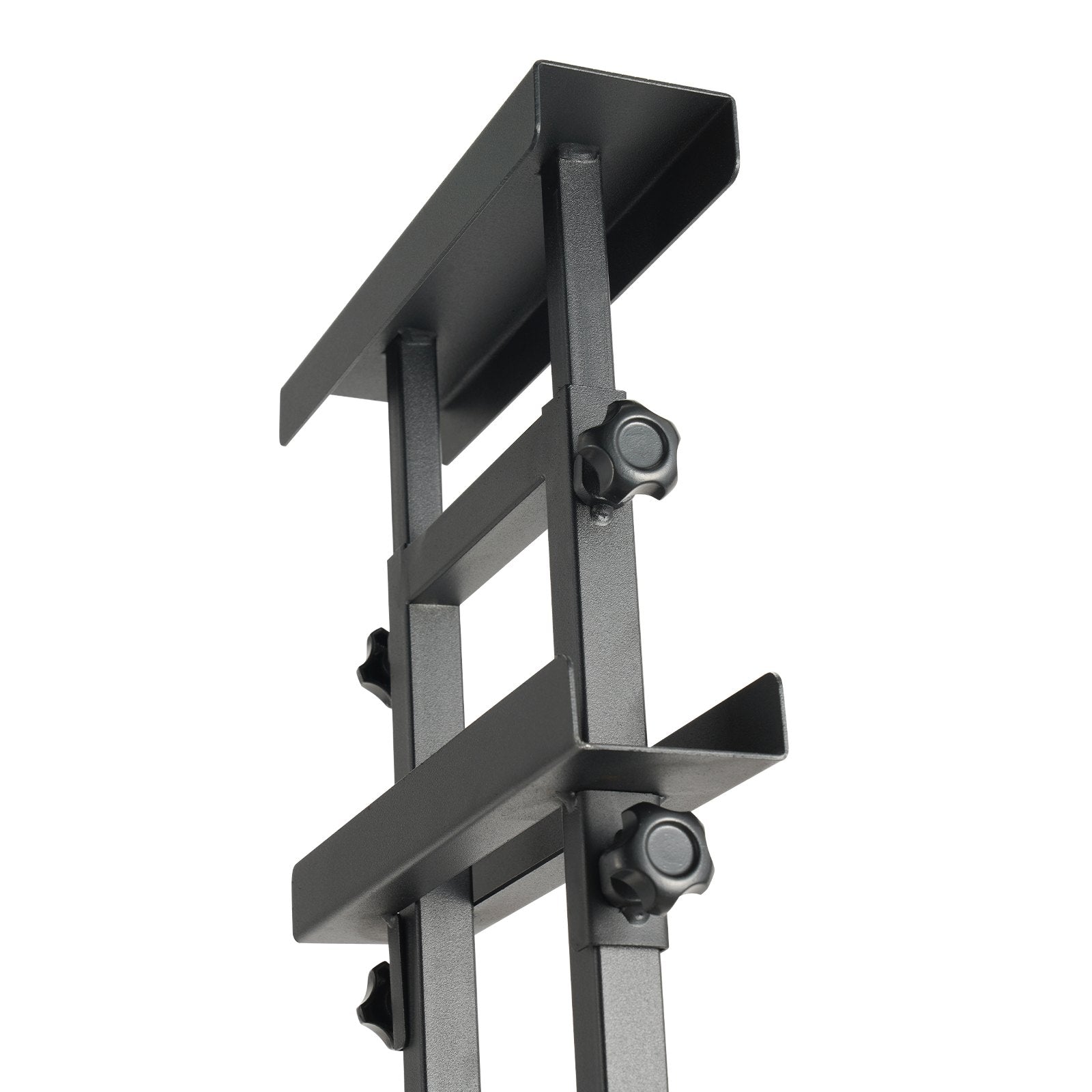 Double-Sided Poster Stand Adjustable to 75" Heavy Duty Floor Pedestal Black