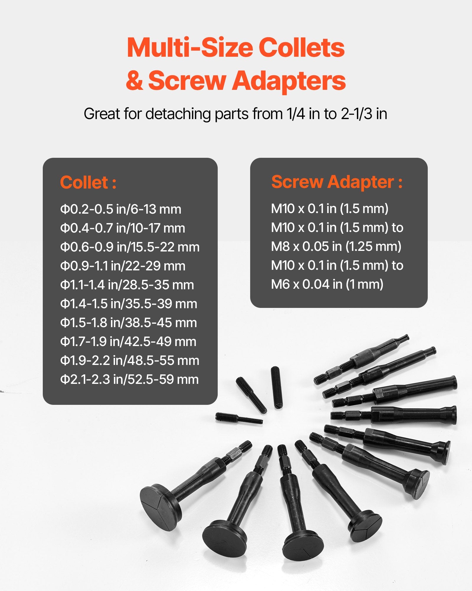 16Pcs Blind Hole Bearing Puller Set Slide Hammer Internal Extractor Kit