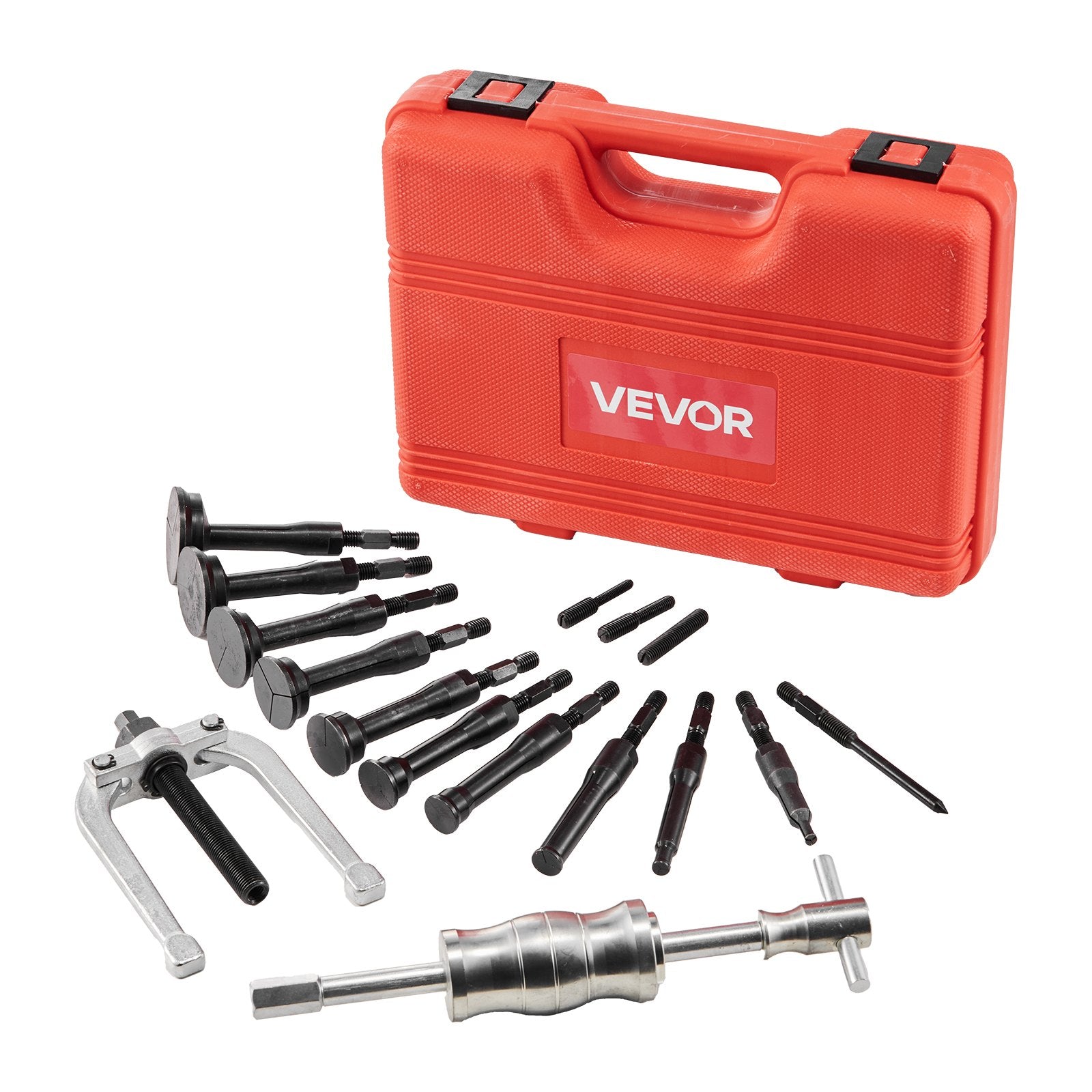 16Pcs Blind Hole Bearing Puller Set Slide Hammer Internal Extractor Kit