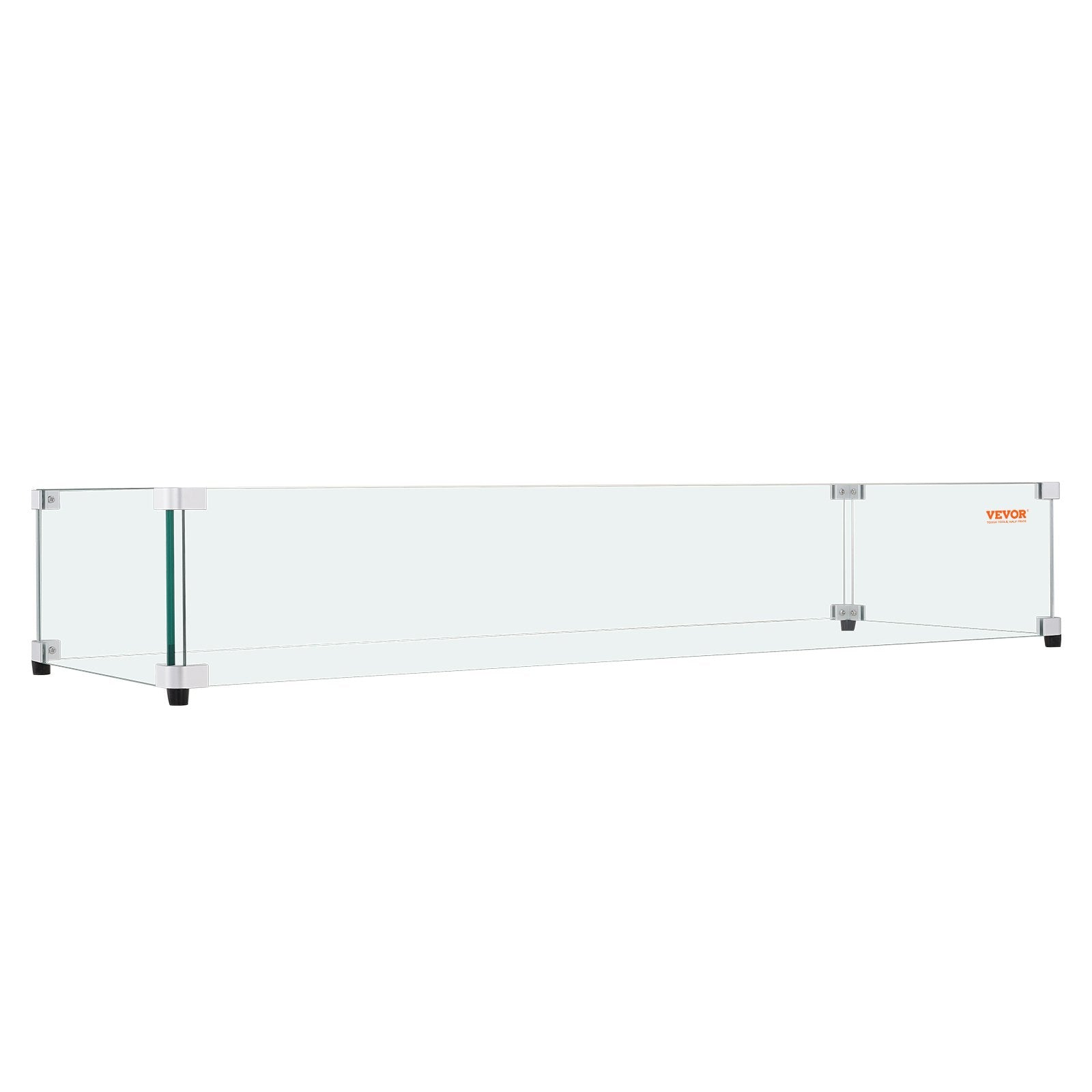 773 x 367 x 191 mm Glass Wind Guard for Rectangular Fire Pit Table