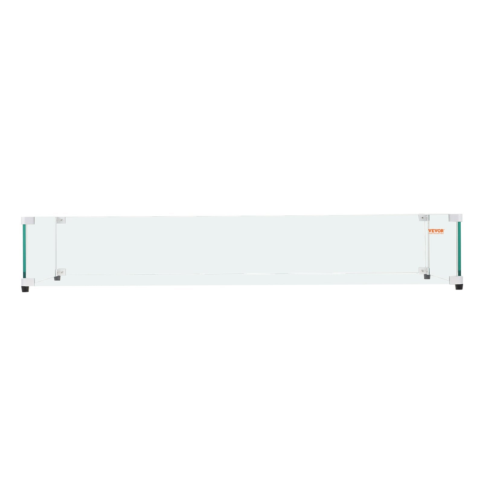 Glass Wind Guard for Rectangular Fire Pit 798x317x165mm 8mm Tempered Glass