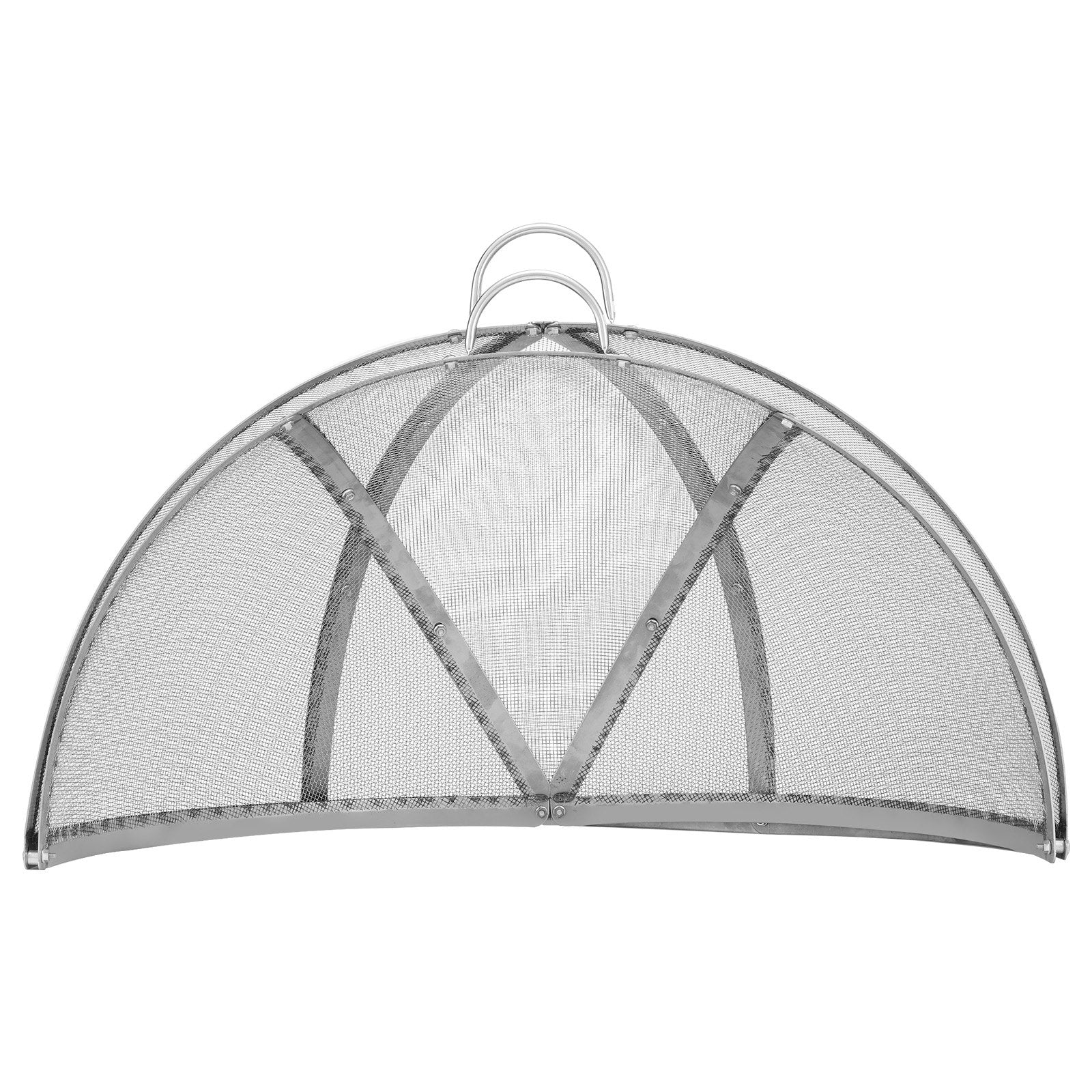 Firepit Spark Screen Lid 36" Stainless Steel Round Outdoor Fire Pit Metal Cover
