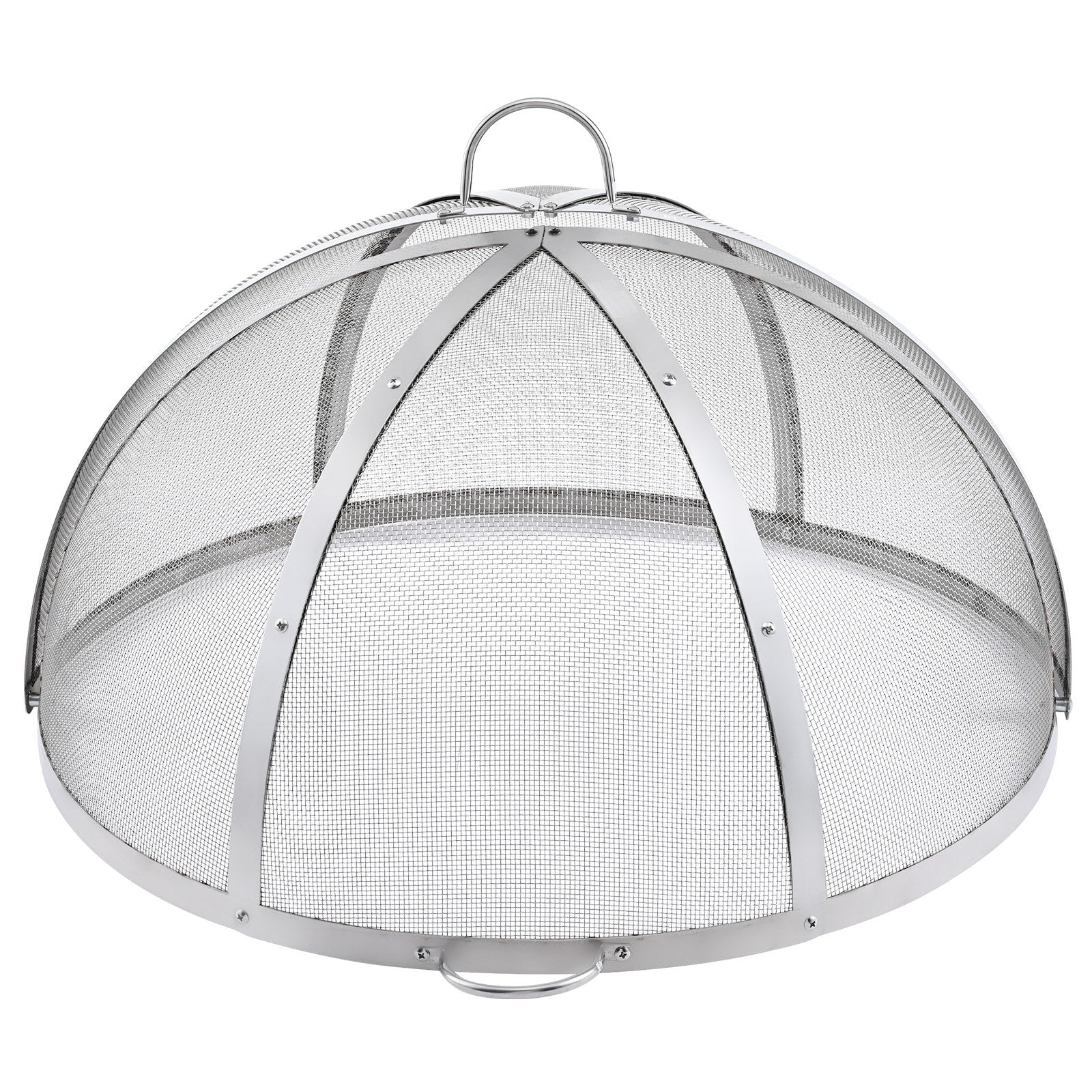 Firepit Spark Screen Lid 36" Stainless Steel Round Outdoor Fire Pit Metal Cover