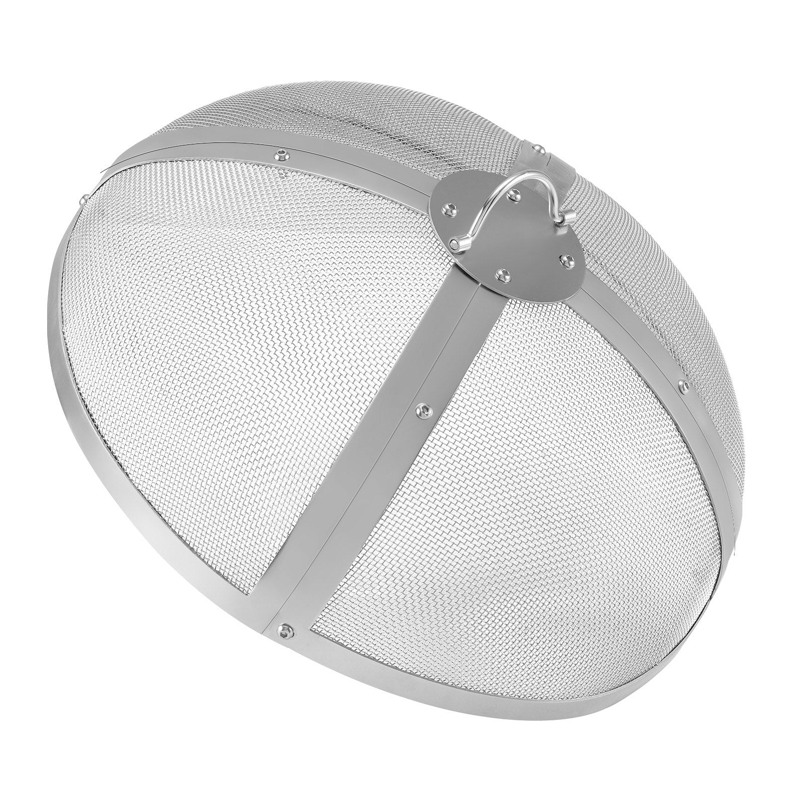 Fire Pit Spark Screen 27" Round Heavy Duty Steel Cover with Ring Handle Outdoor
