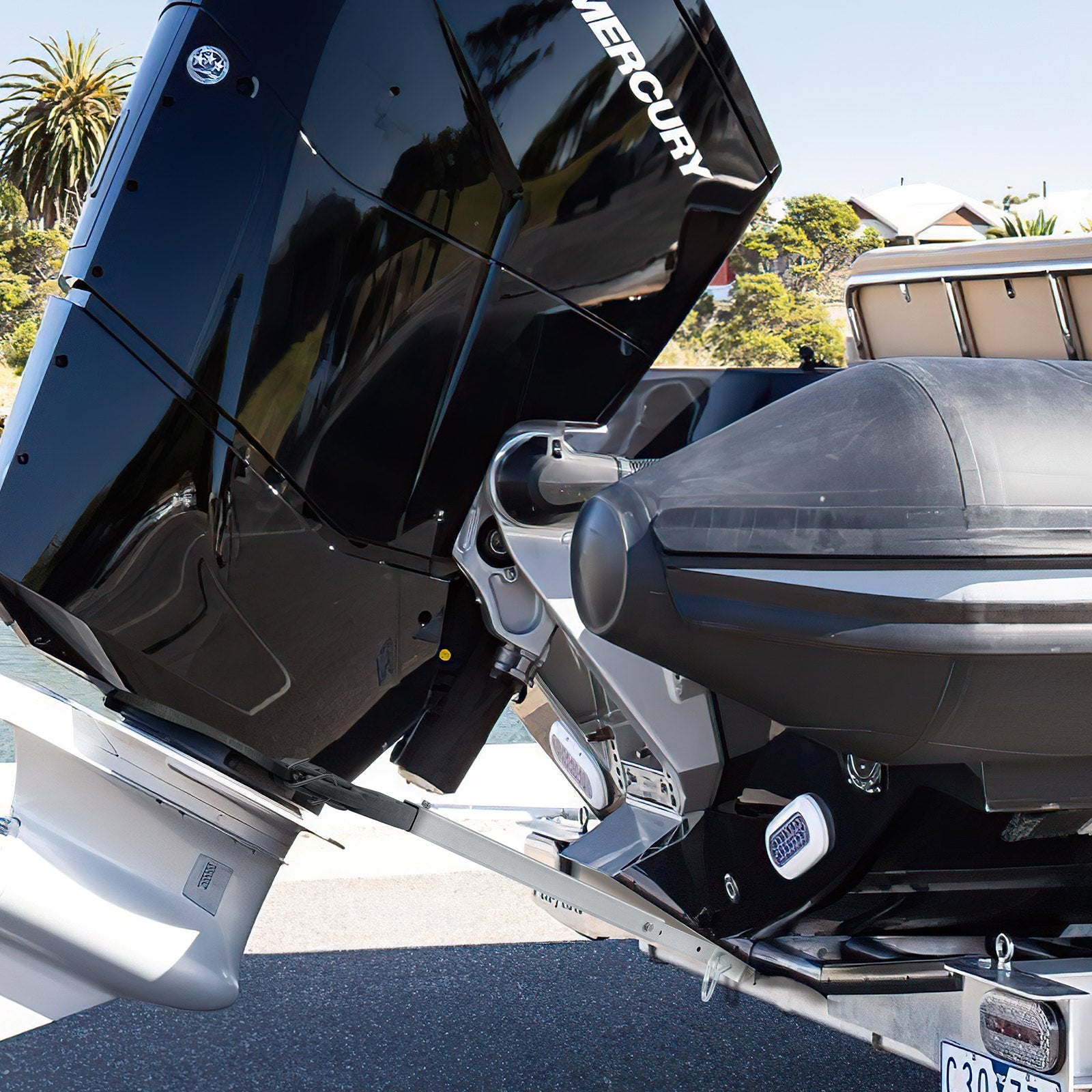 Transom Saver 24-36in Adjustable Heavy-Duty Corrosion-Resistant Outboard Motor