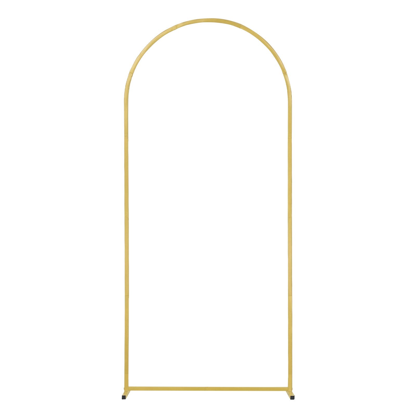 Set of 3 Wedding Arch Backdrop Stand Gold Metal Stable Dome 6FT, 5FT and 4FT