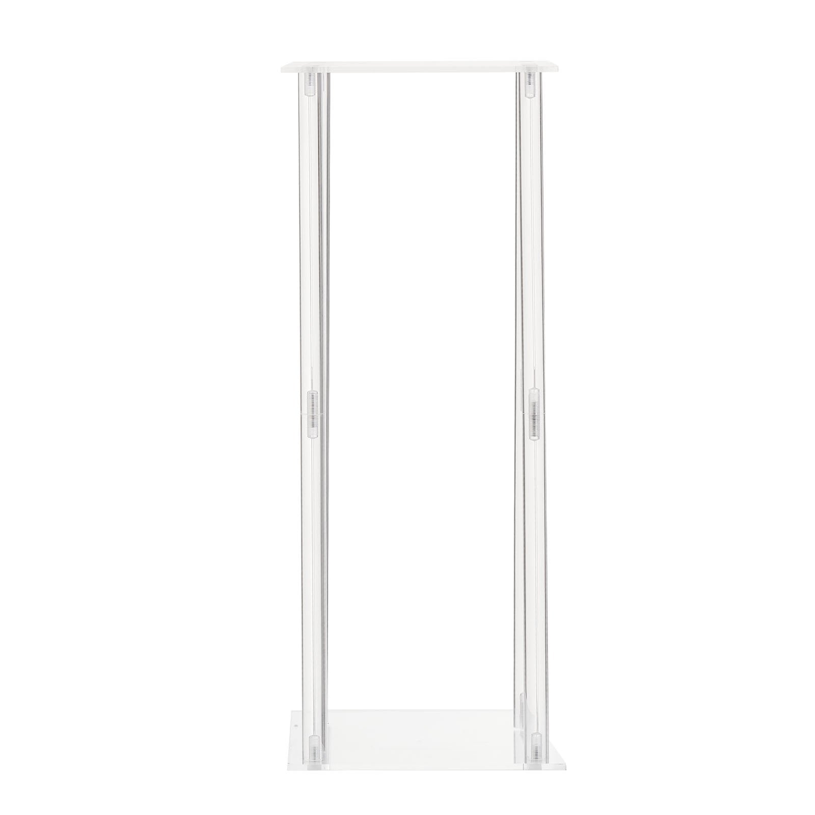 Wedding Flower Stand, 10PCS 50cm Column Floral Stands with Acrylic Laminate Rack