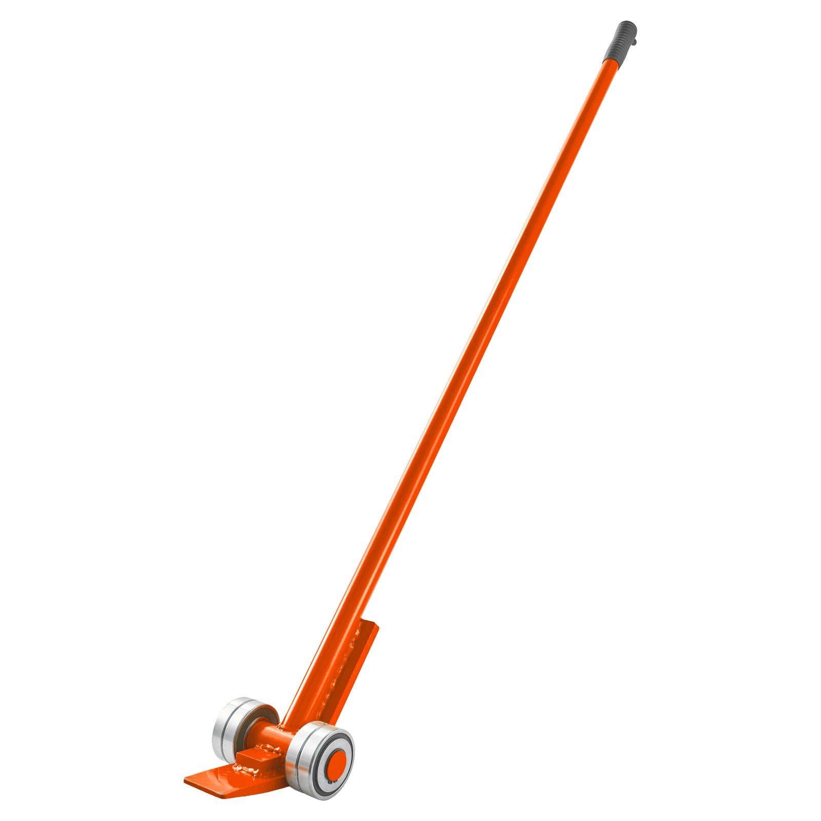 Pry Lever Bar 1.4m Carbon Steel Handle with Wheels 2994kg Capacity Heavy Duty