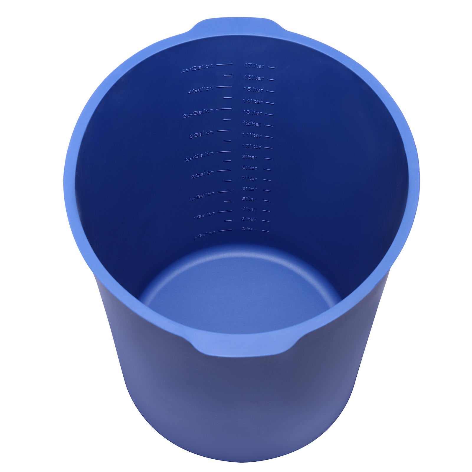 18.9L Bucket Liner for Concrete Mix, Reusable Silicone Mortar Mixer Insert, Blue