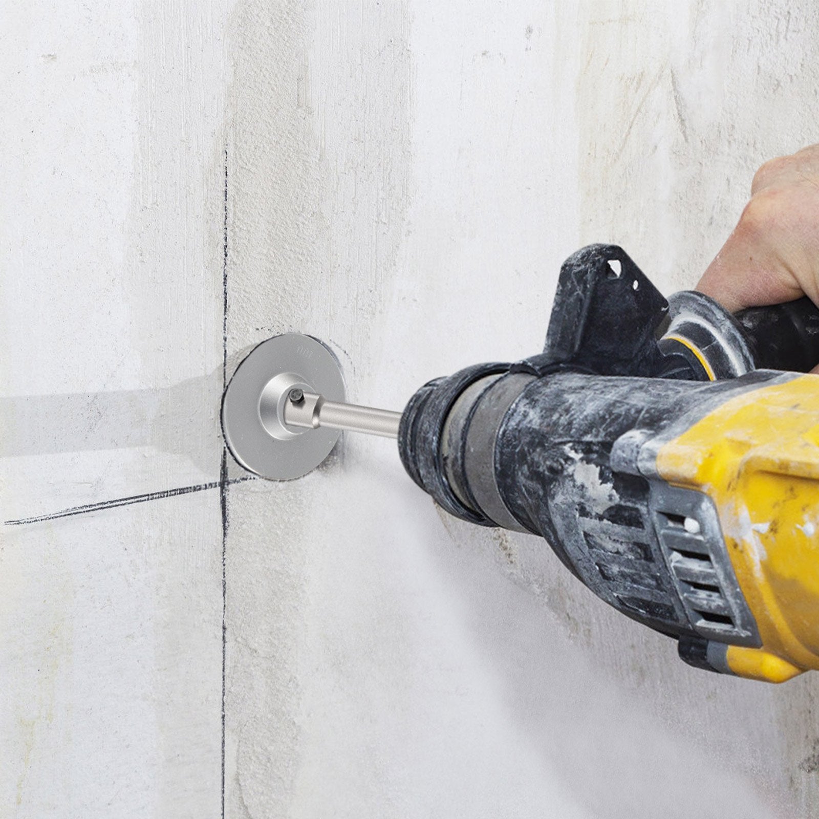 Concrete Hole Saw Kit, Wall Hole Opener 30-100mm SDS Plus or SDS Max Shank