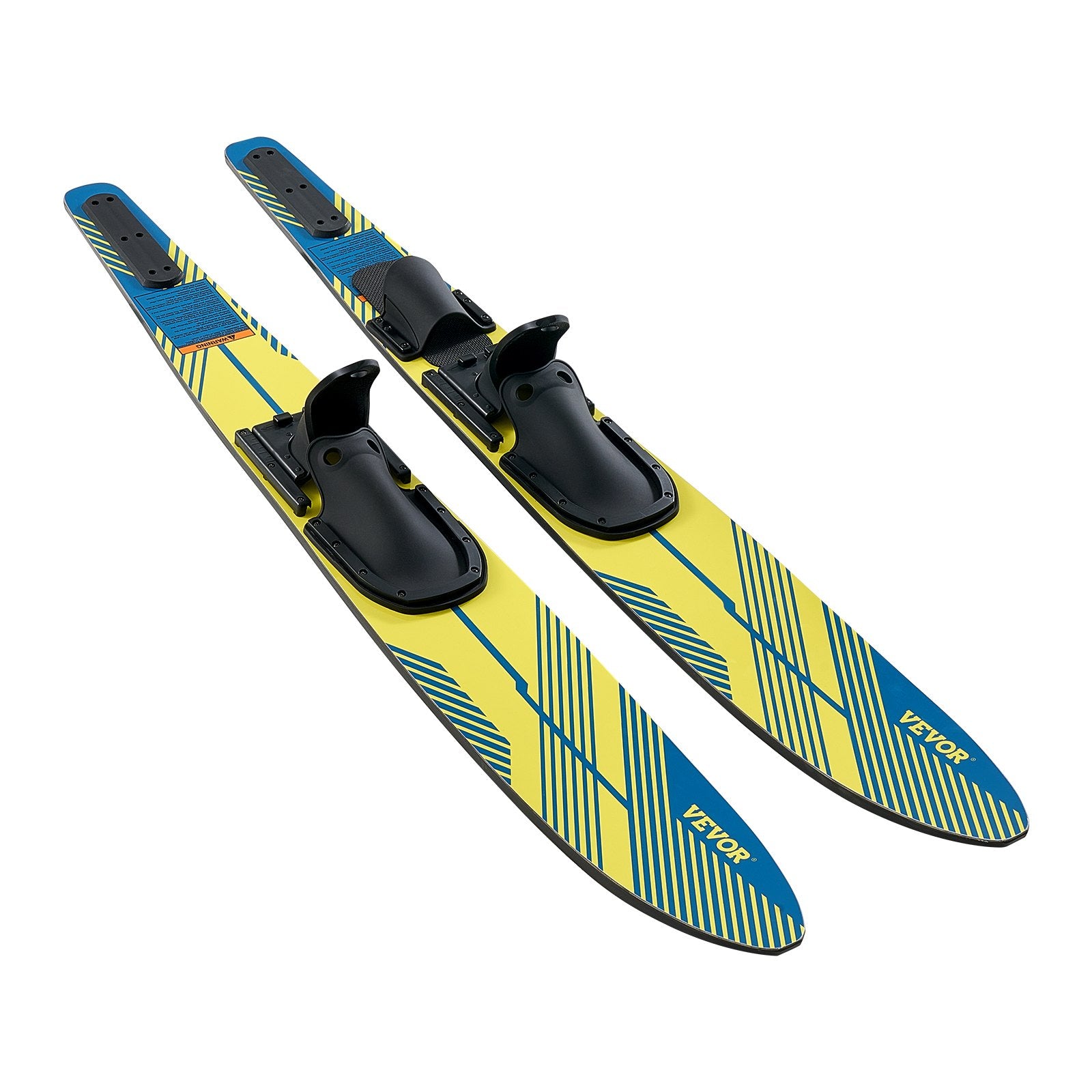 Water Skis 150cm with X-7 Adjustable Bindings Padded Rear Toe Plate Adults