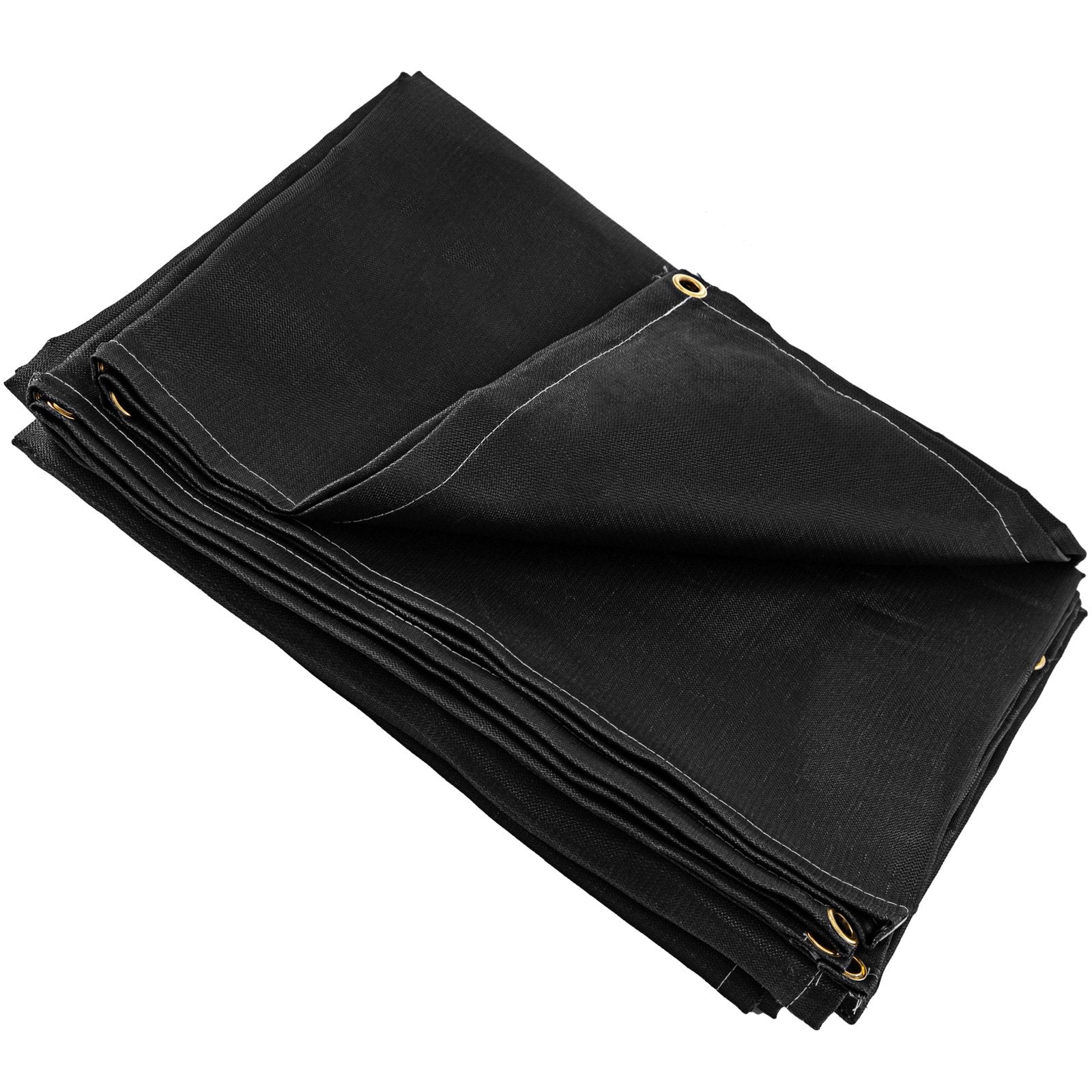 6 x 10 Ft Fire Retardant Welding Blanket Black Fiberglass Heat Resistant Mat